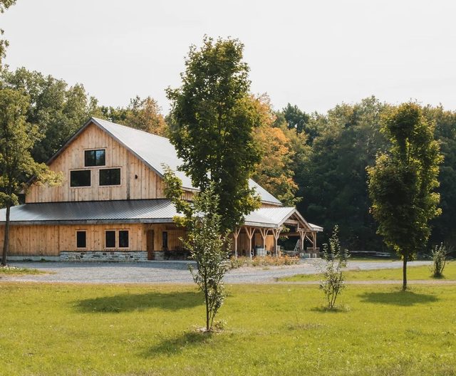 The barn at Farmgate Cider